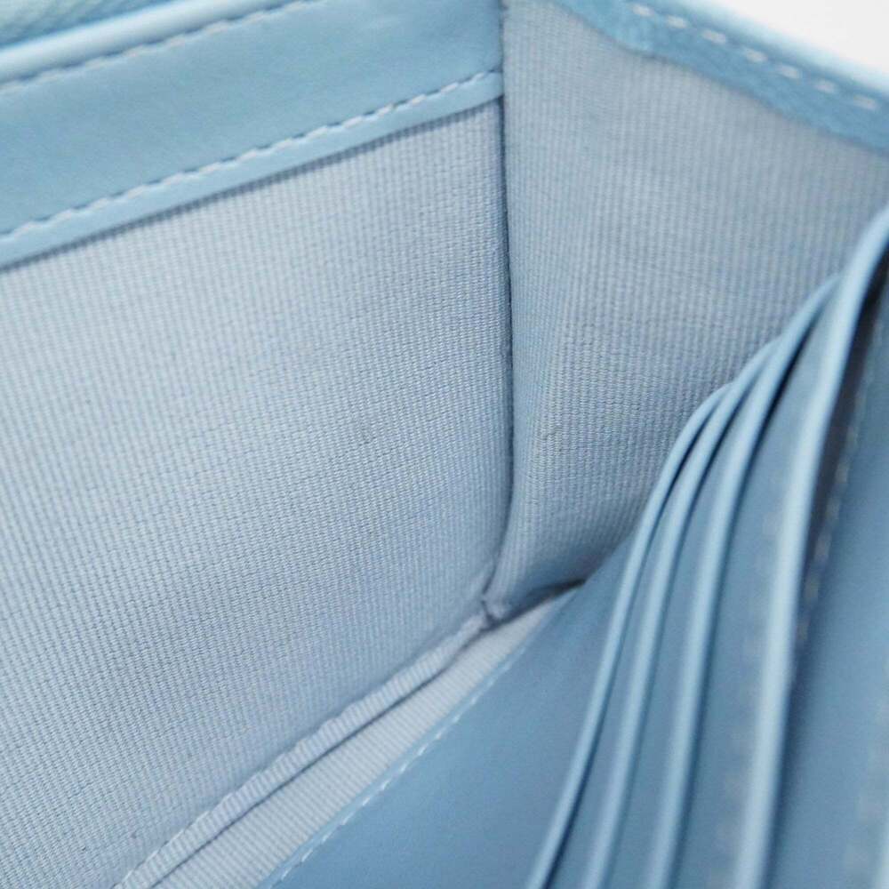 CHANEL Authentic Blue Caviar Leather Wallet - Picture 11 of 14
